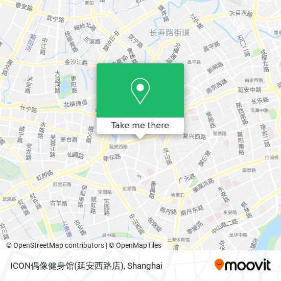 ICON偶像健身馆(延安西路店) map