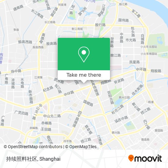 持续照料社区 map