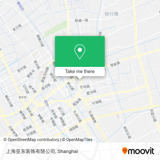 上海亚东装饰有限公司 map
