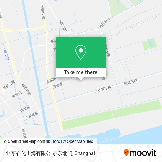 亚东石化上海有限公司-东北门 map