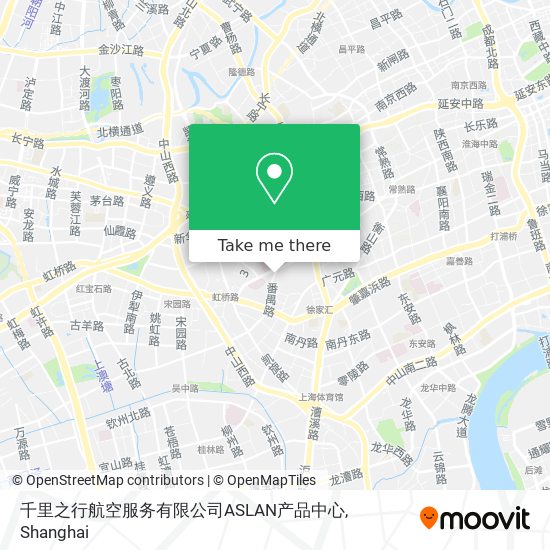 千里之行航空服务有限公司ASLAN产品中心 map