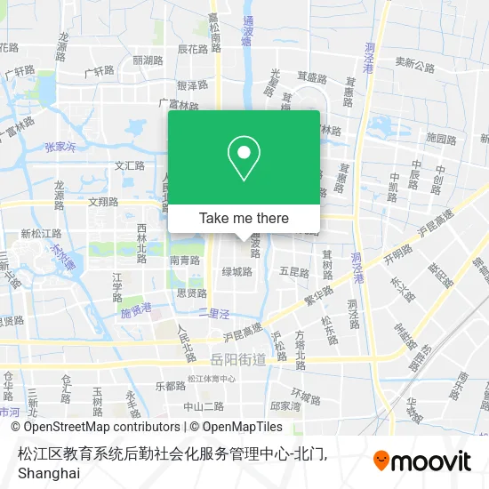 松江区教育系统后勤社会化服务管理中心-北门 map