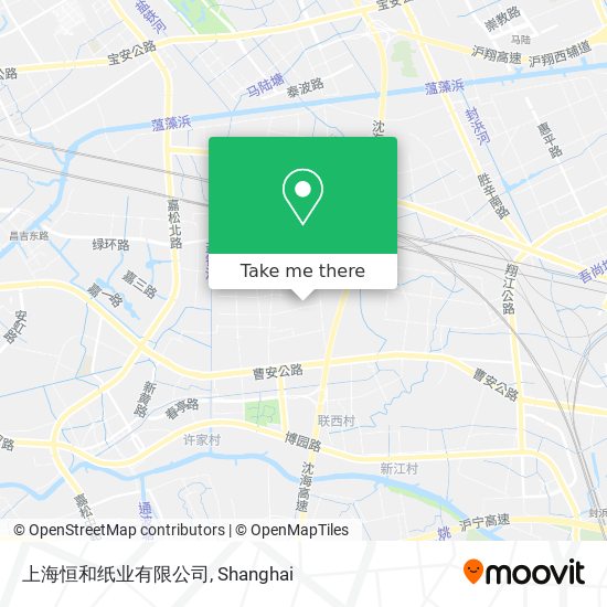 上海恒和纸业有限公司 map