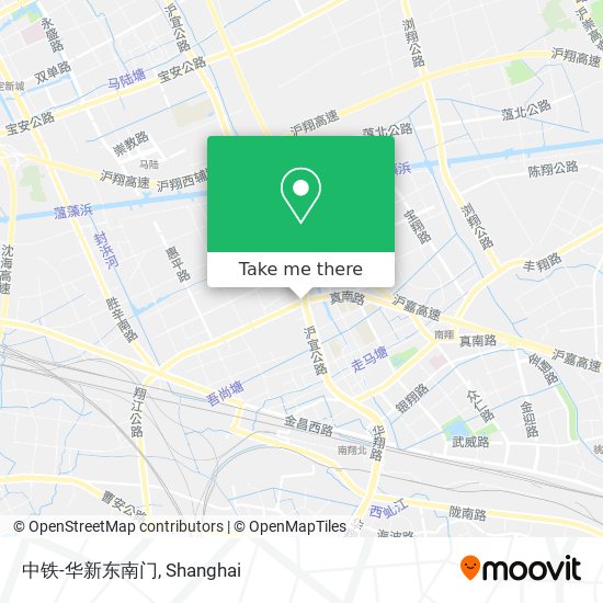 中铁-华新东南门 map
