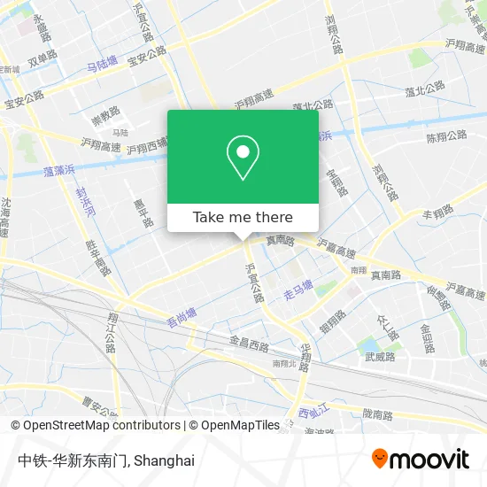 中铁-华新东南门 map