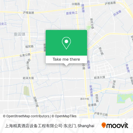 上海精真酒店设备工程有限公司-东北门 map