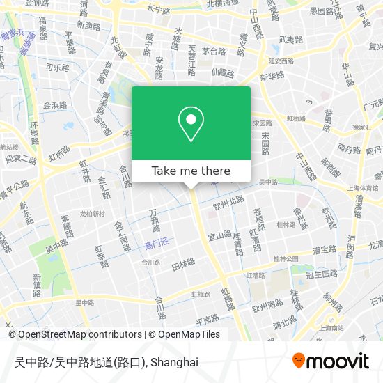 吴中路/吴中路地道(路口) map