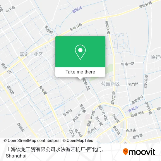 上海钦龙工贸有限公司永法游艺机厂-西北门 map