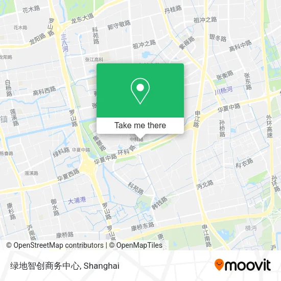 绿地智创商务中心 map