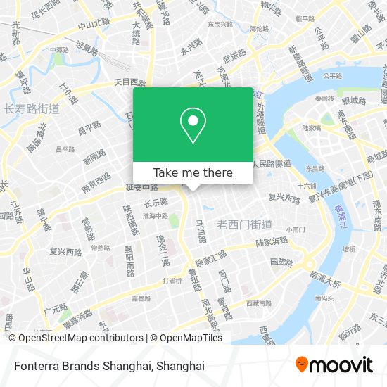 Fonterra Brands Shanghai map