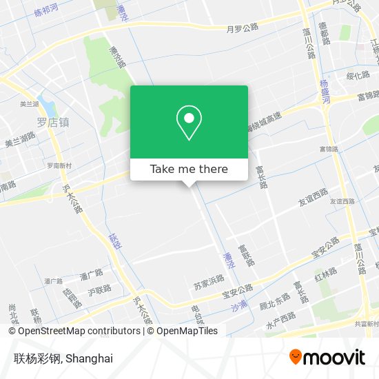 联杨彩钢 map
