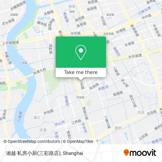 湘越·私房小厨(三彩路店) map