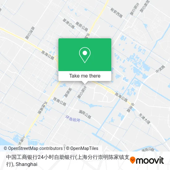 中国工商银行24小时自助银行(上海分行崇明陈家镇支行) map