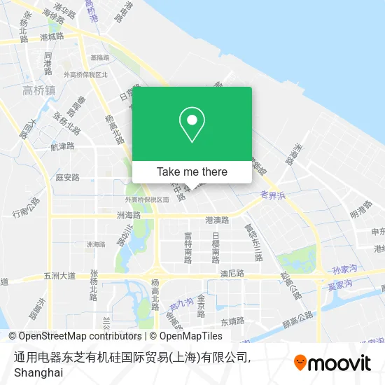 通用电器东芝有机硅国际贸易(上海)有限公司 map