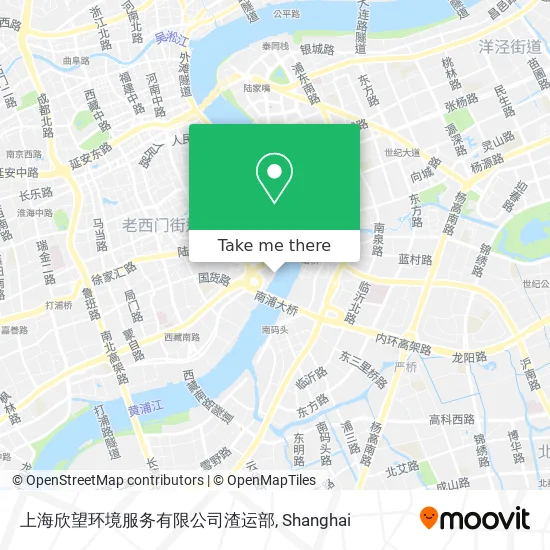 上海欣望环境服务有限公司渣运部 map