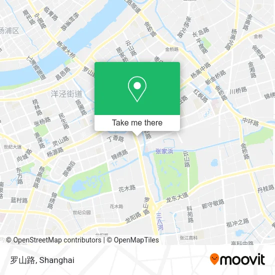 罗山路 map