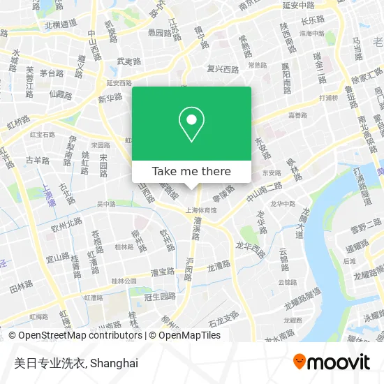 美日专业洗衣 map