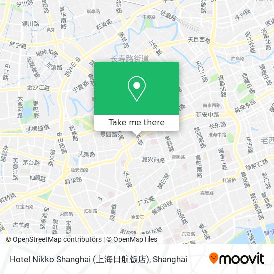 Hotel Nikko Shanghai (上海日航饭店) map