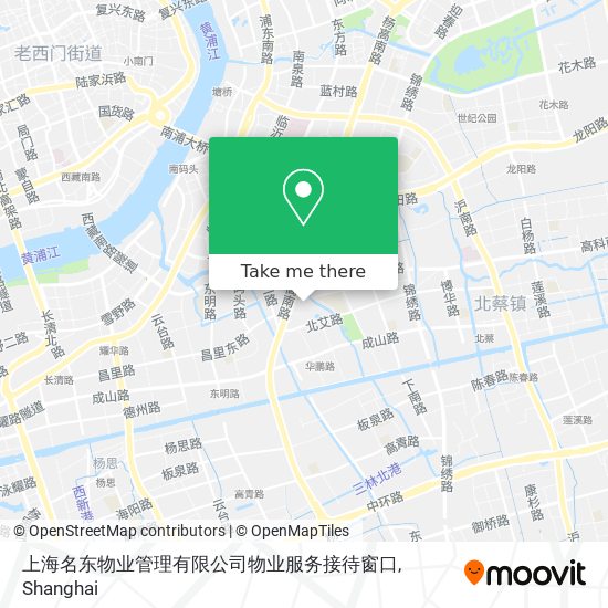 上海名东物业管理有限公司物业服务接待窗口 map