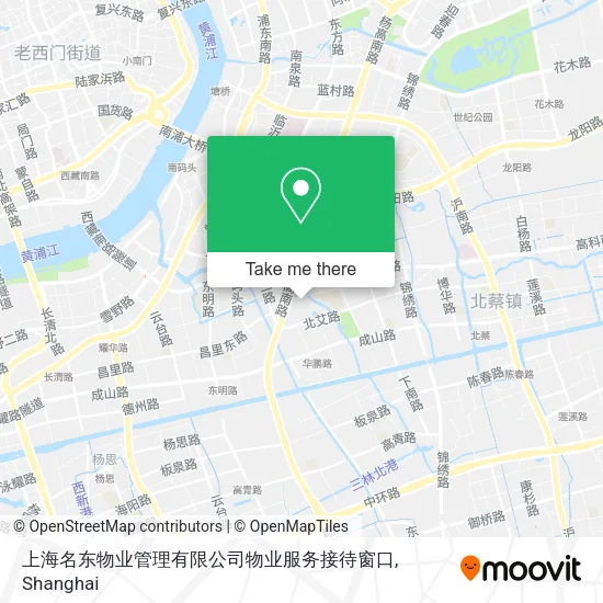 上海名东物业管理有限公司物业服务接待窗口 map