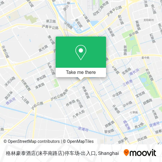 格林豪泰酒店(涞亭南路店)停车场-出入口 map