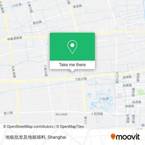 地板批发及地板辅料 map