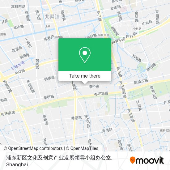 浦东新区文化及创意产业发展领导小组办公室 map
