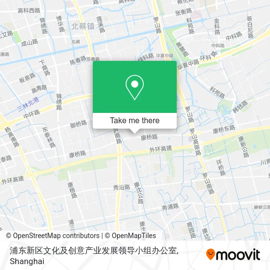 浦东新区文化及创意产业发展领导小组办公室 map