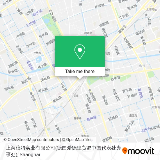 上海仪特实业有限公司(德国爱德里贸易中国代表处办事处) map