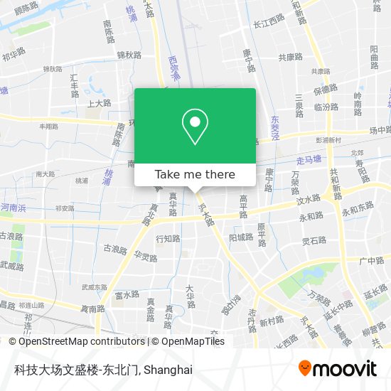 科技大场文盛楼-东北门 map