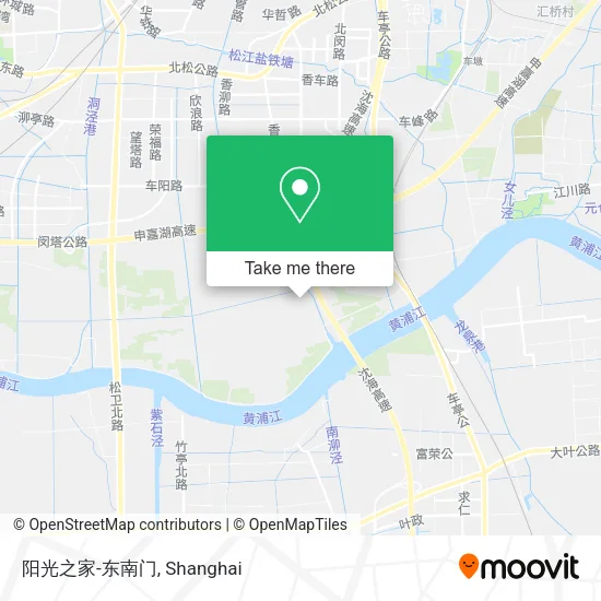 阳光之家-东南门 map
