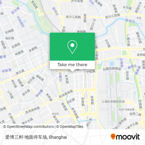 爱博三村-地面停车场 map