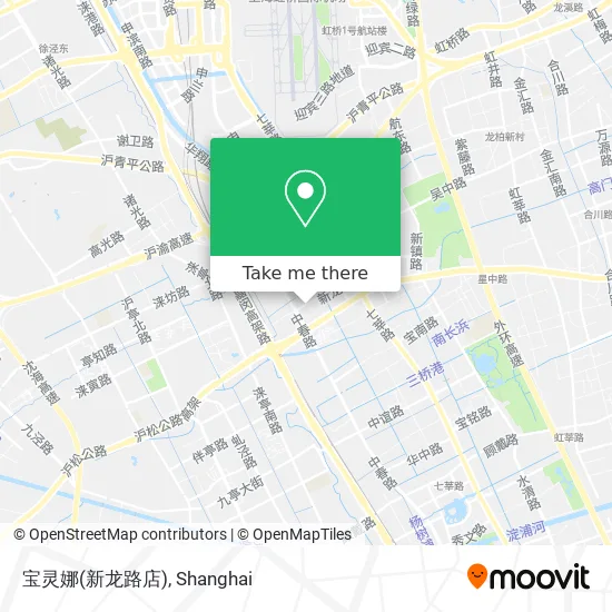 宝灵娜(新龙路店) map