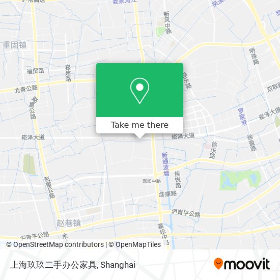 上海玖玖二手办公家具 map