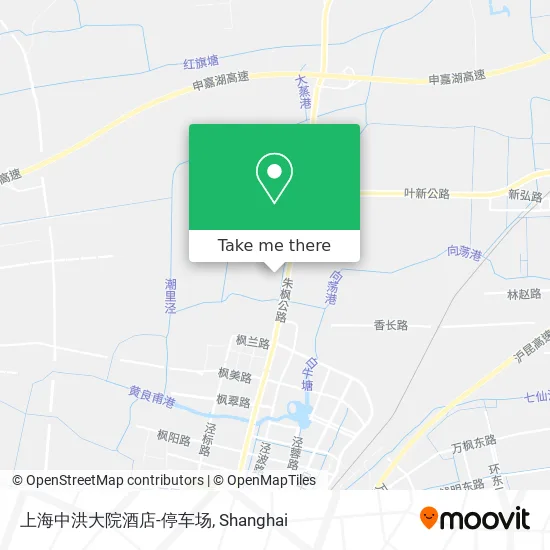 上海中洪大院酒店-停车场 map