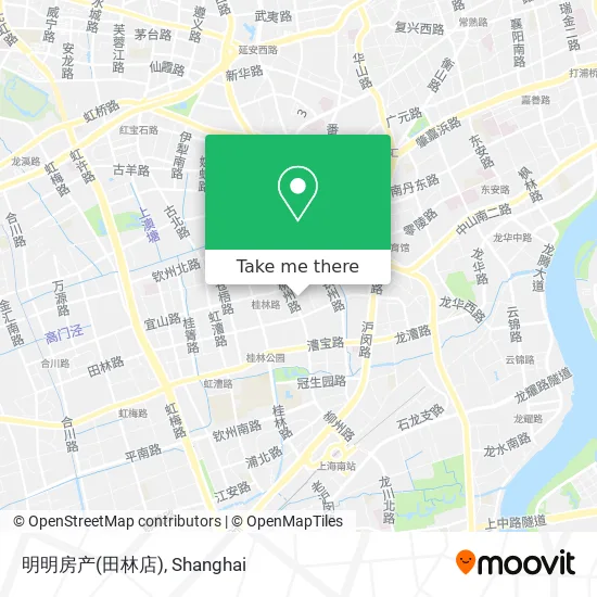 明明房产(田林店) map