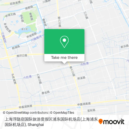 上海浮隐宿国际旅游度假区浦东国际机场店(上海浦东国际机场店) map
