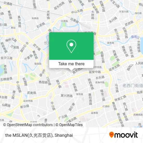 the MSLAN(久光百货店) map