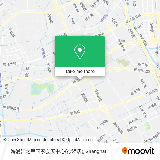 上海浦江之星国家会展中心(徐泾店) map