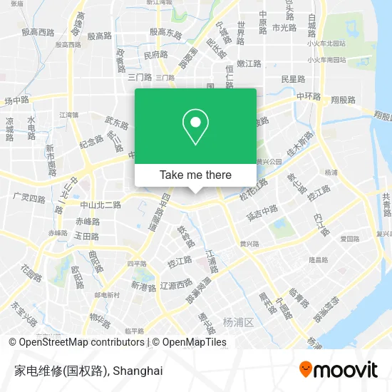 家电维修(国权路) map