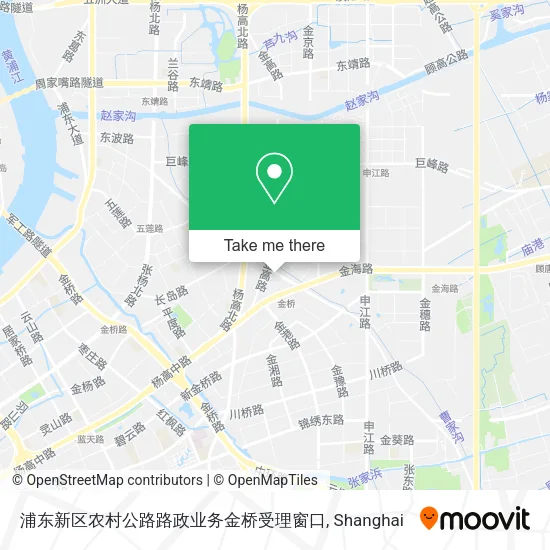 浦东新区农村公路路政业务金桥受理窗口 map