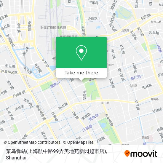 菜鸟驿站(上海航中路99弄美地苑新园超市店) map