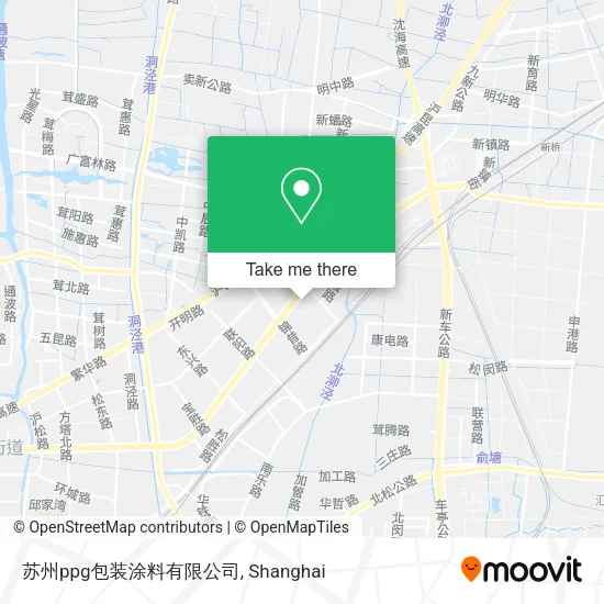 苏州ppg包装涂料有限公司 map
