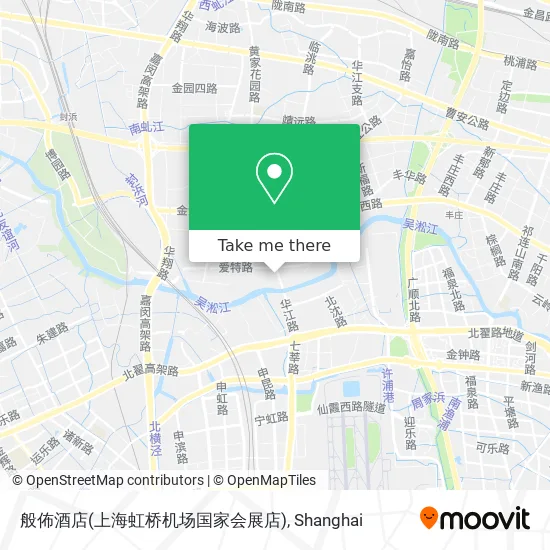 般佈酒店(上海虹桥机场国家会展店) map