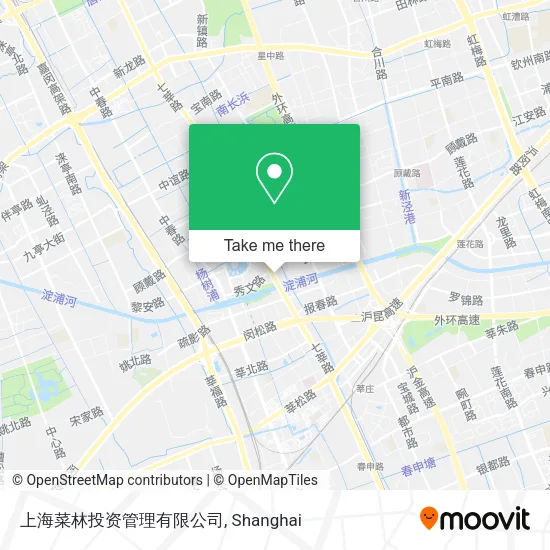 上海菜林投资管理有限公司 map