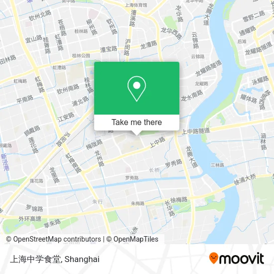 上海中学食堂 map