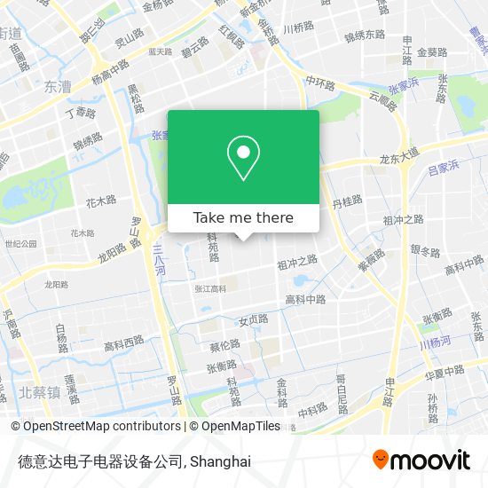 德意达电子电器设备公司 map