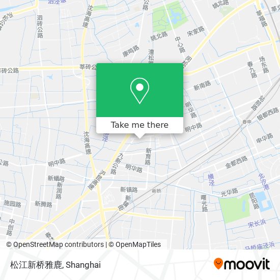 松江新桥雅鹿 map