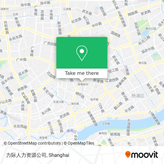 力际人力资源公司 map