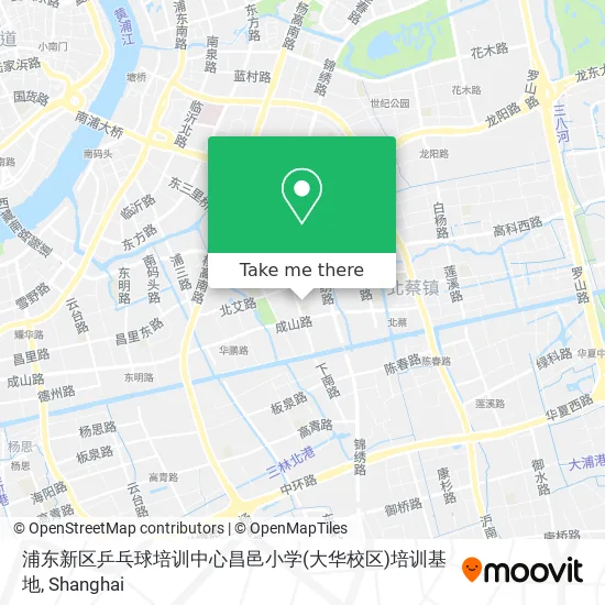 浦东新区乒乓球培训中心昌邑小学(大华校区)培训基地 map